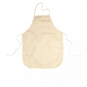 light brown cotton apron