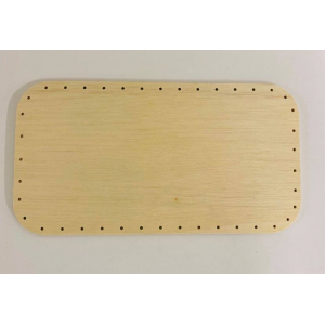 Rounded rectangle bottom 30/16 cm – plywood