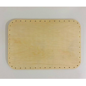 Rounded rectangle bottom 30/20 cm – plywood