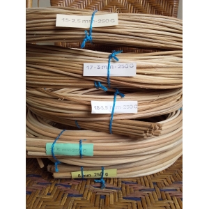 Rattan core 2nd quality 3 mm in coil 250 g