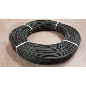 Rattan colour black 2 mm in coil 250 g