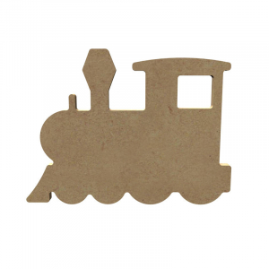 Locomotive en bois - 15 cm