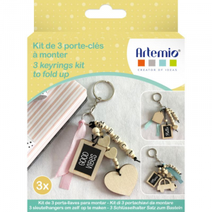Kit of 3 "THANK YOU" key chains