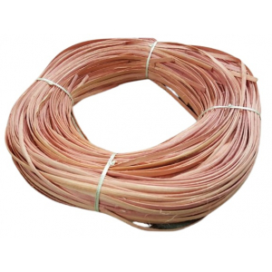 Flat oval rattan core pastel pink in coil 250 g