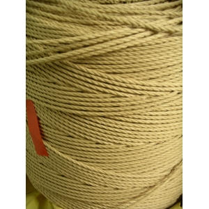 Paper yarn 3 x 2.5 mm havana