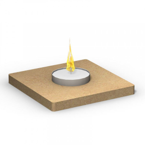 Square candle holder 10 x 10 cm