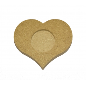 Heart candle holder 08 x 08 cm