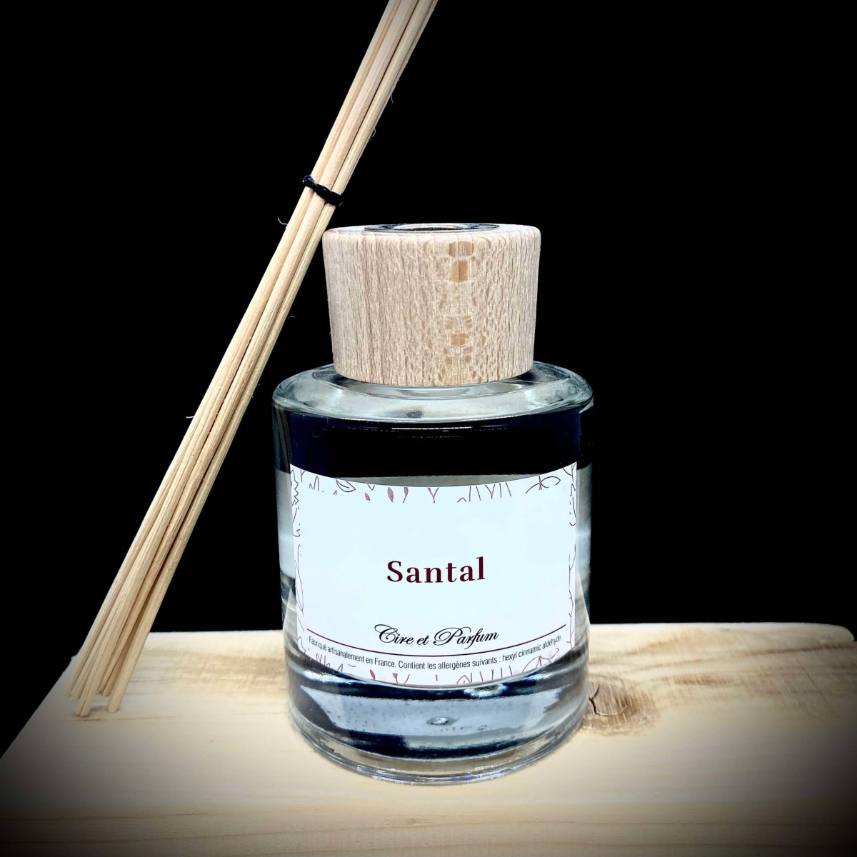 Recharge Parfum D’ambiance Santal 200 Ml – Pour Diffuseur à Bâtonnets, Maison, Bureau