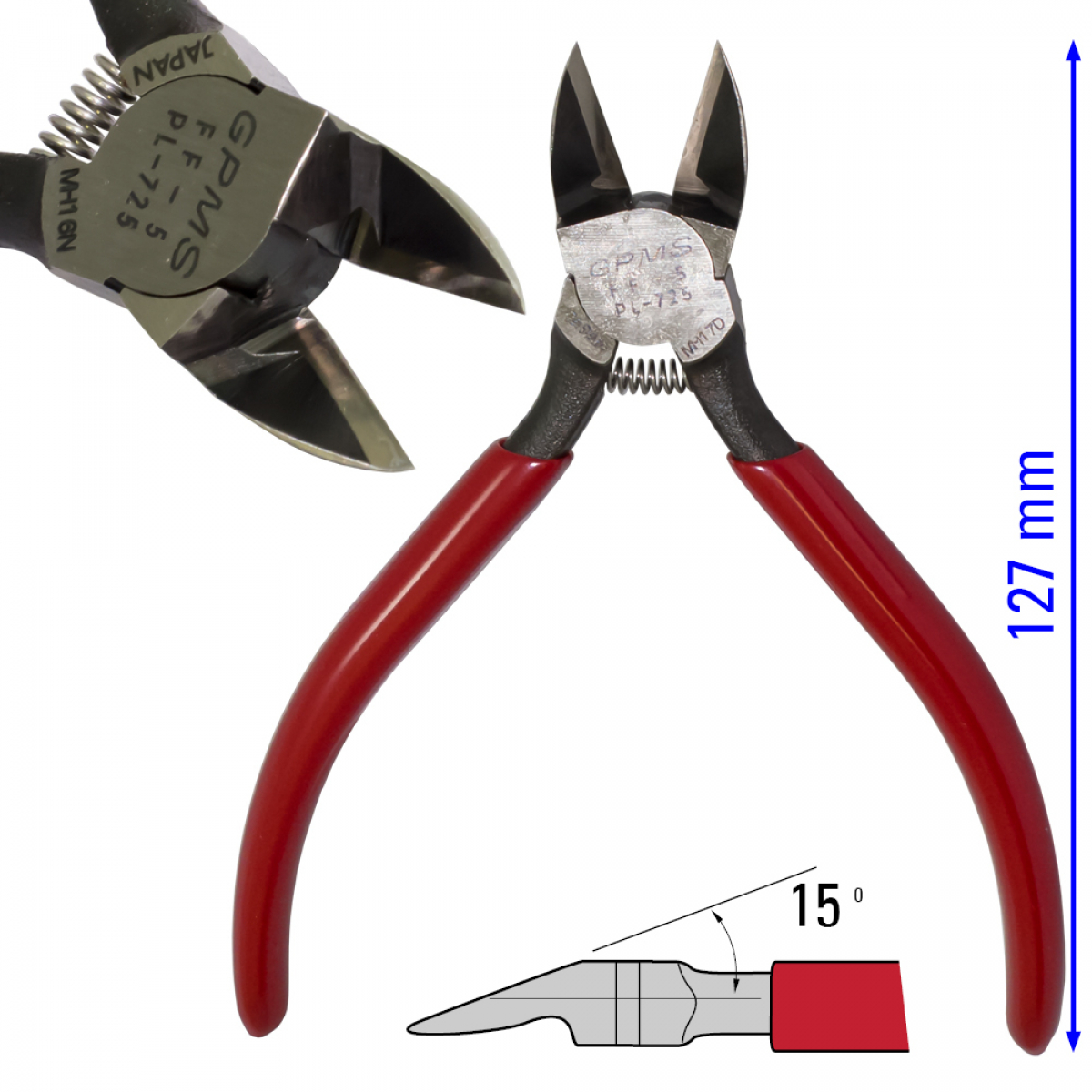 Outillage - Petite pince coupante de précision - 127 mm - La boutique Rotin  Filé