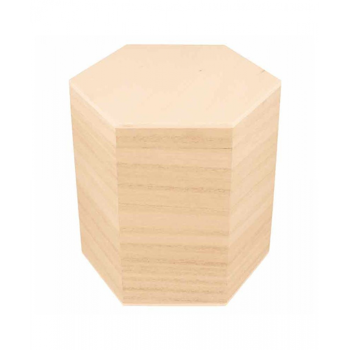 Boites Hexagonales en bois - 3 pièces