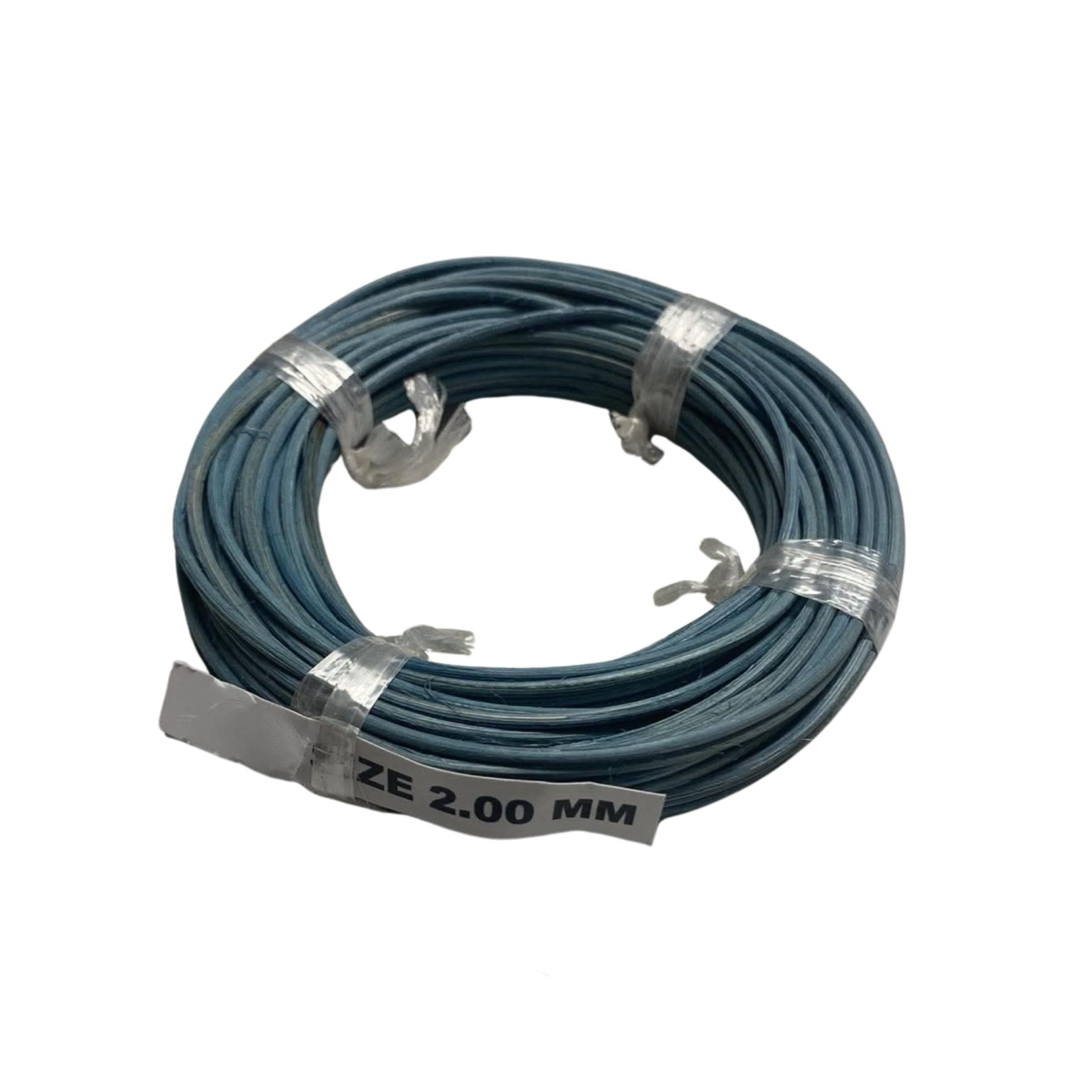 Moelle de rotin Bleu - 2 mm en couronne 20 gr