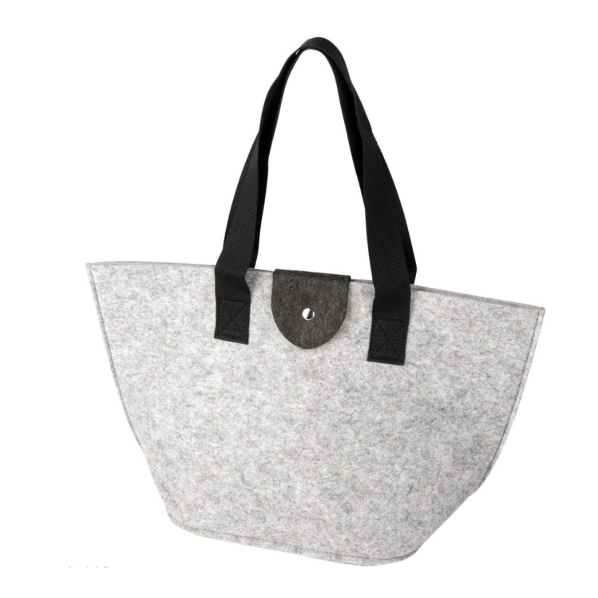Sac en feutre trapezoidale gris clair