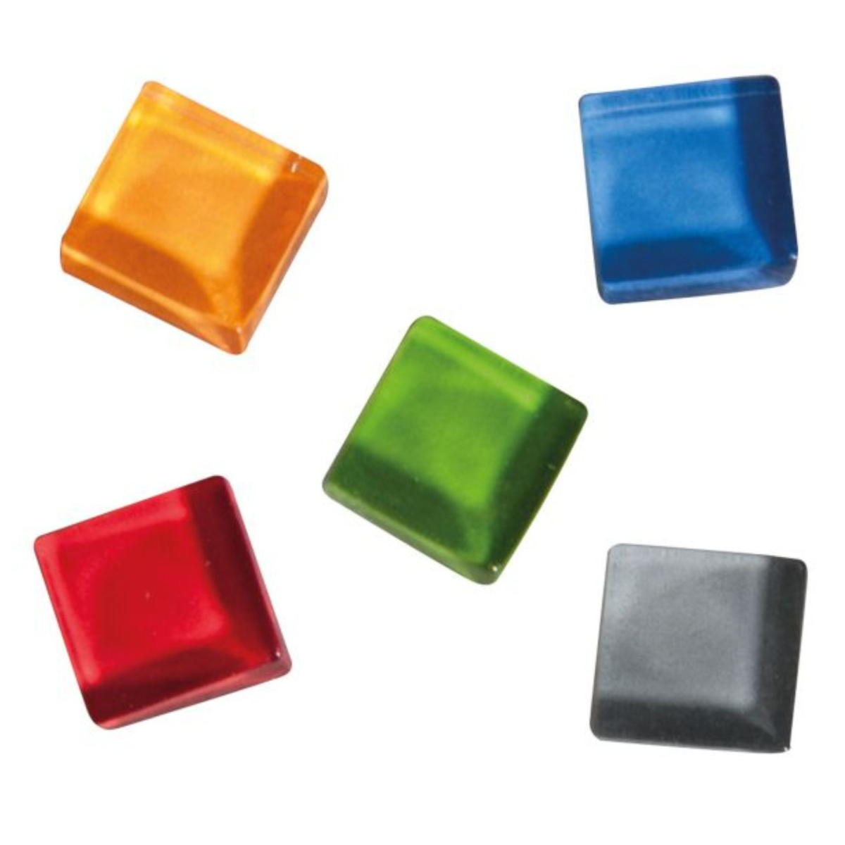Mélange mosaïque Soft Glas carré 1x1 cm multi – 500 g, environ 525 pcs