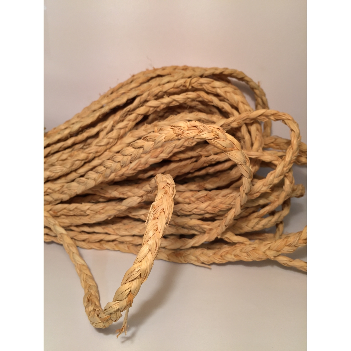 Natural Raffia Straw Braid, 54yd, 20mm