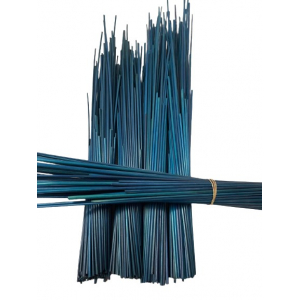 Paille de seigle couleur bleue - 50g