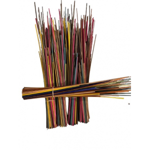 Paille de seigle multicolors - 50g