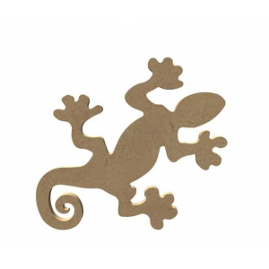 Gecko 3 en bois - 15 cm