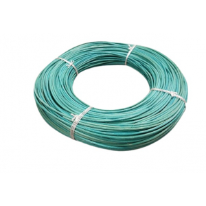 Moelle rotin turquoise 2 mm en couronne 250 g