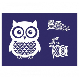 owls stencil