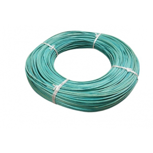 Moelle rotin turquoise en couronne 250 g