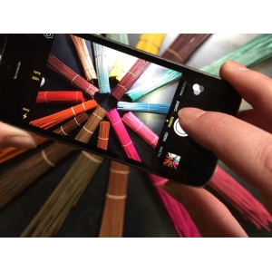 Paille de seigle couleur Brique - 50g