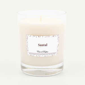 Santal scented candle