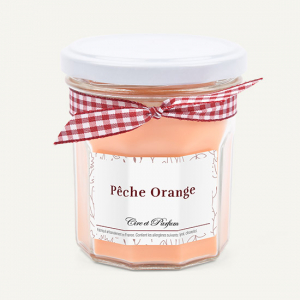 Jam Jar Candle - Peach Orange