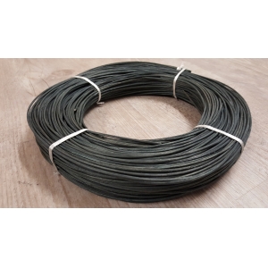 Rattan colour black 3 mm in coil 250 g