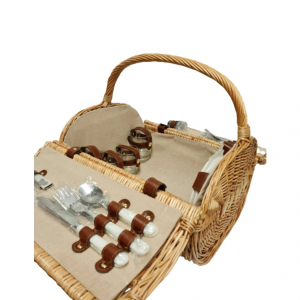 Picnic wicker suitcase BERLIN