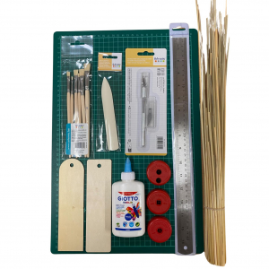 Straw marquetry initiation kit