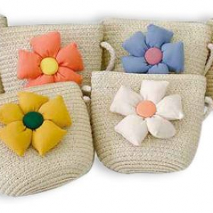 sac enfant fleur