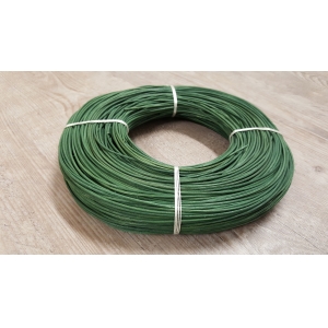 Rattan colour green 3 mm in coil 250 g