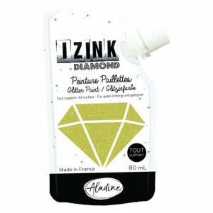 IZINK Gold Glitter Paint