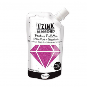 IZINK Fushia Glitter Paint