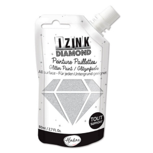 IZINK Silver Glitter Paint