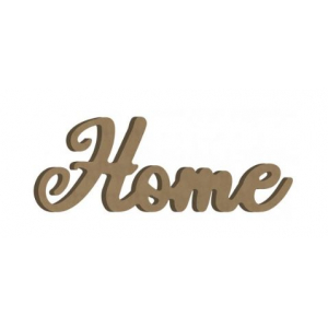 Mot "HOME" en bois 29 x 11 cm