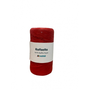 Raphia Red paper for crochet - 100 g