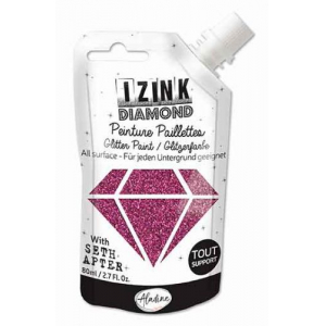 IZINK Powder Pink Glitter Paint