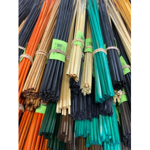Echantillon paille de seigle Bleu Canard - 10 gr