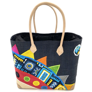 MM embroidered tote bags