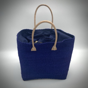 Navy blue tote bag