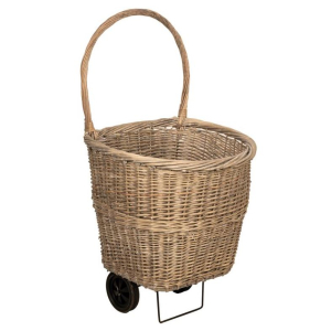 Wicker log trolley - GM