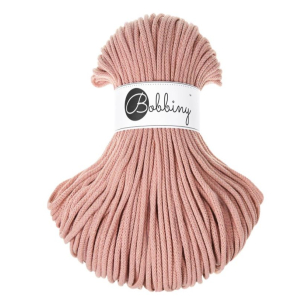 Pink powder macramé ball - 5 mm