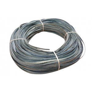 Flat oval rattan core blue in coil 250 g