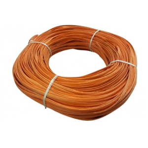 Flat oval rattan core orange in coil 250 g