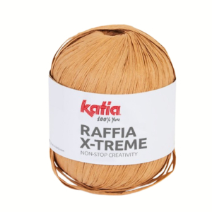 Raphia papier camel pour le crochet - 100g