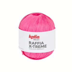 Raphia papier fuchsia pour le crochet - 100g