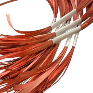 Flattened Rye Straw - Coral - 10g