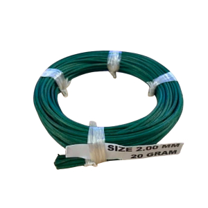 Moelle de rotin Verte - 2 mm en couronne 20 gr