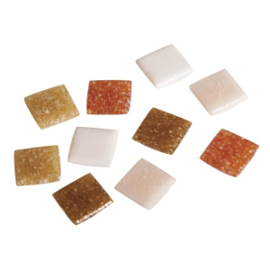 Pierres de mosaïque 1x1 cm assort. naturel – Seau de 1 kg, env. 1 500 pcs
